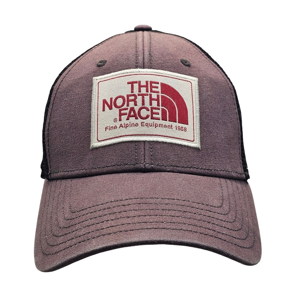 The North Face Fine Alpine Equipment OS Snapback Trucker Hat Purple Black